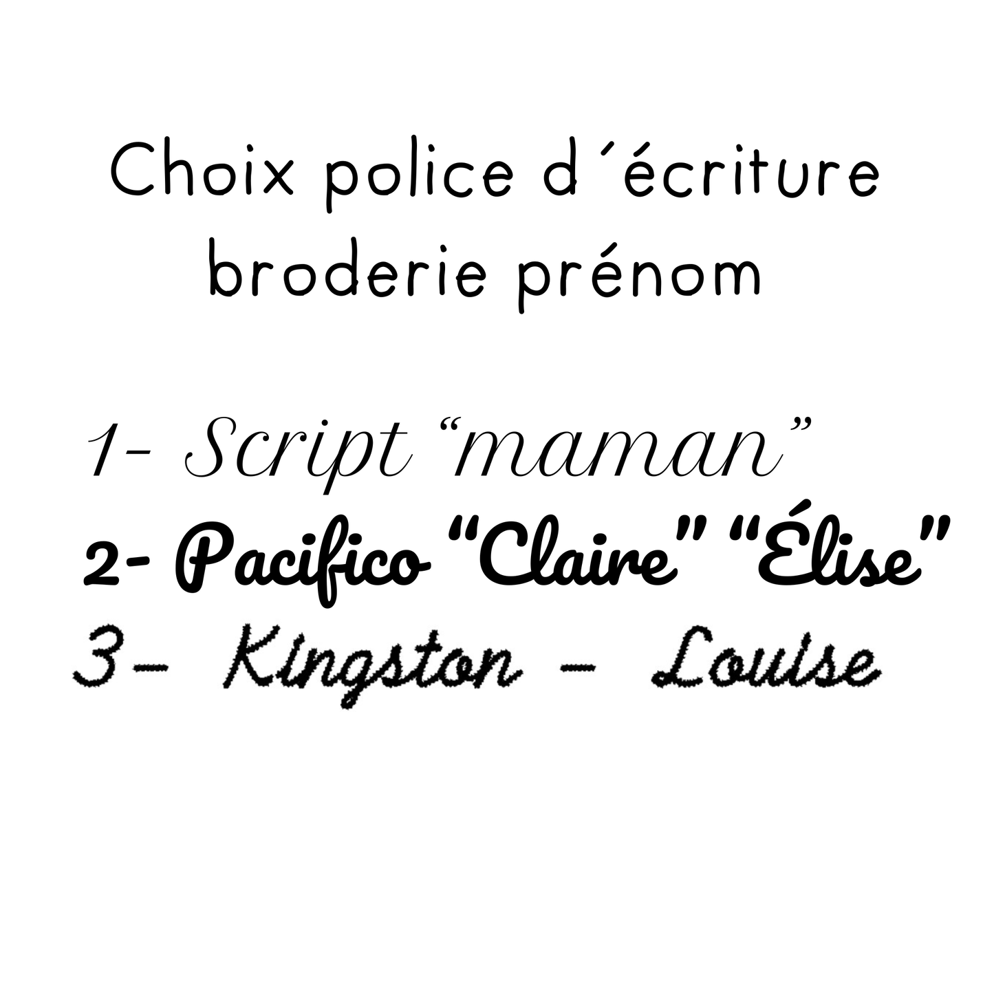 Chaussette de Noël personnalisée – Broderie prénom – Fait main en France