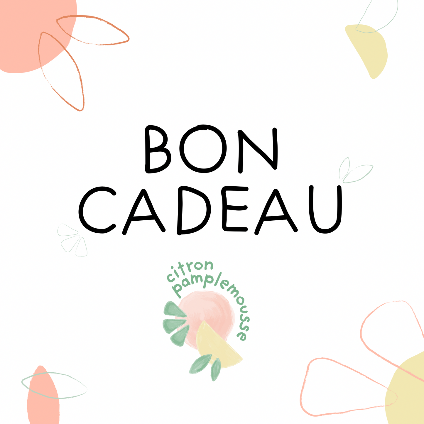 Bon cadeau citron pamplemousse