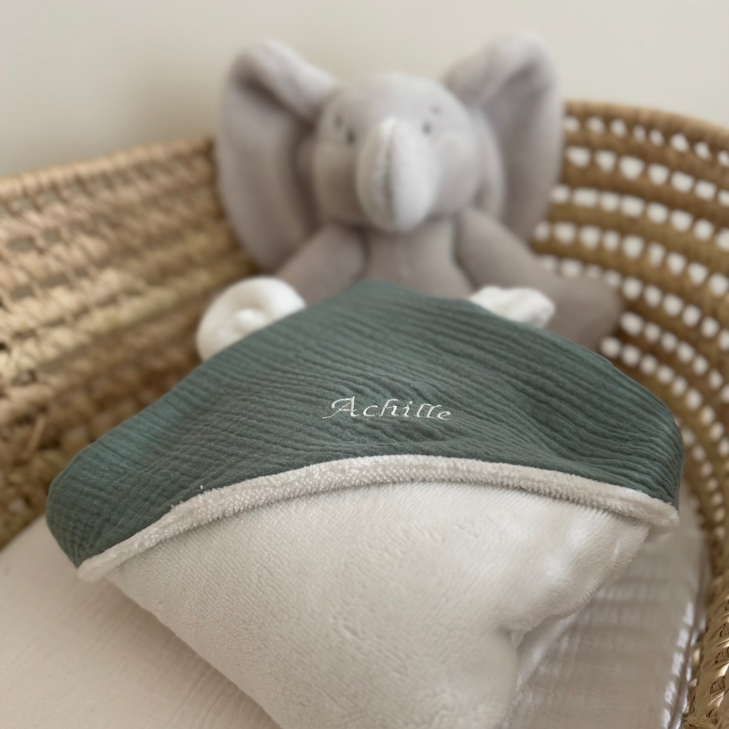 Cape de bain ourson personnalisable