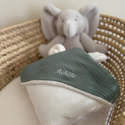 Cape de bain ourson personnalisable