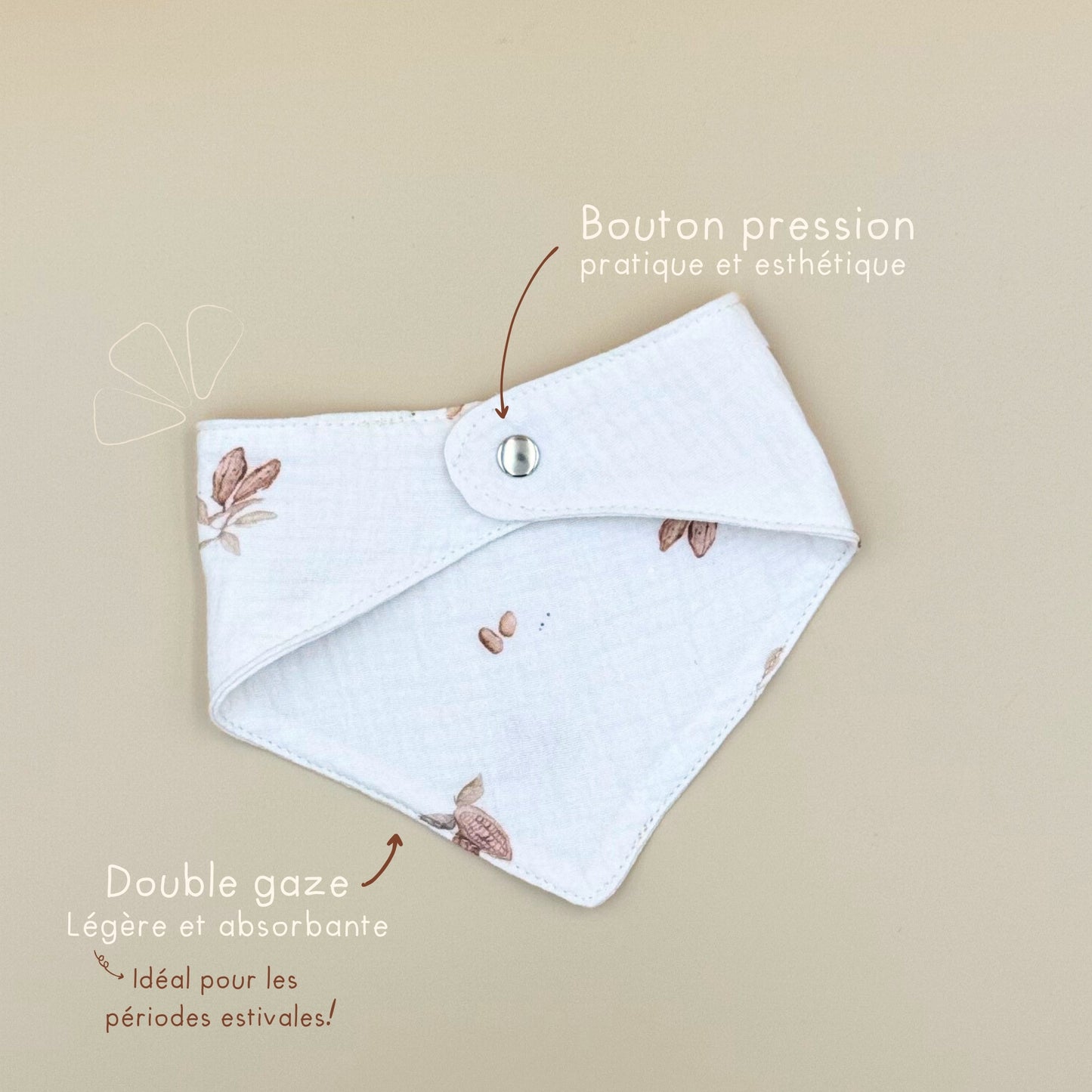 Bavoirs bandana été - motif