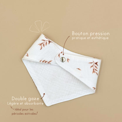 Bavoirs bandana été - motif