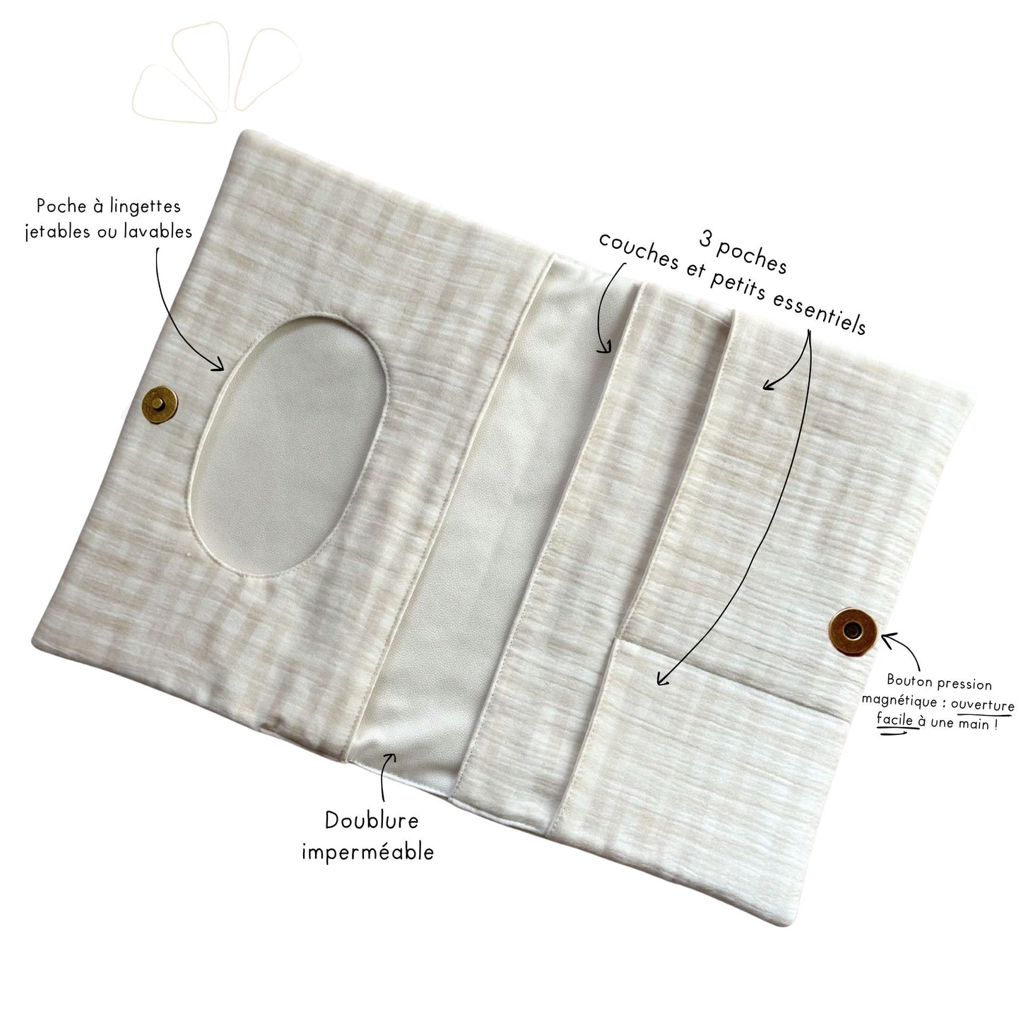 pochette à langer bébé organisateur sac à langer