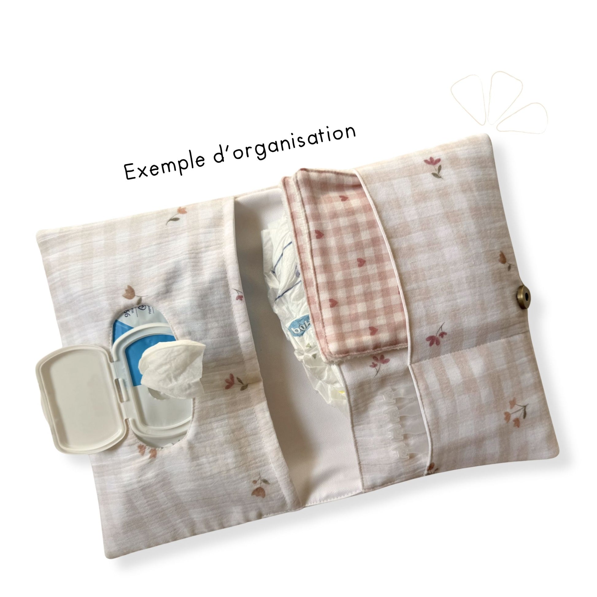 organisation sac à langer pochette à langer nomade bébé