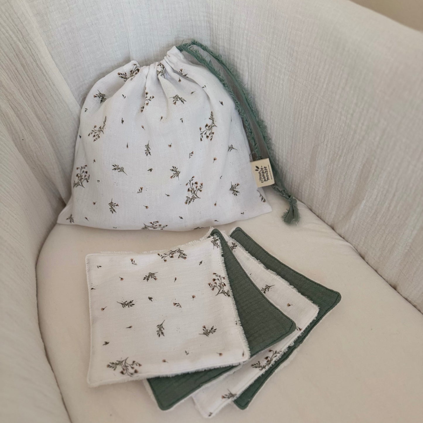 Composez votre semainier de cotons lavables (x7)