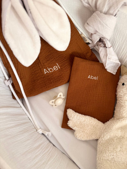 Sac à dos lapin personnalisé sur mesure - Taille S (1-3ans)