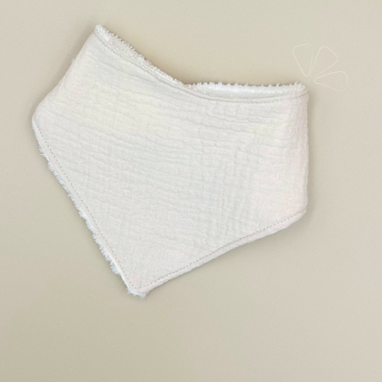 Bavoirs bandana éponge - parfait pour les minis baveurs